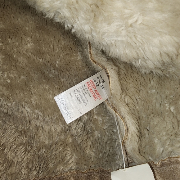 Topshop Faux Suede with Faux Fur Lining - Picture 11 of 14